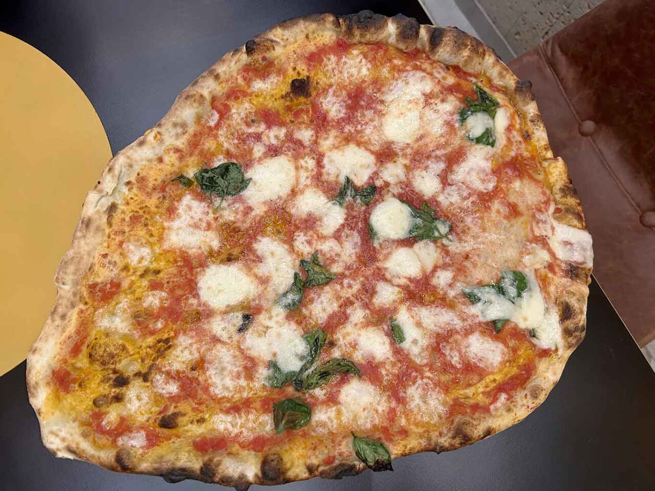 la pizza margherita di Gaetano Paolella che vince il Girone I del Campionato della Pizza 2024