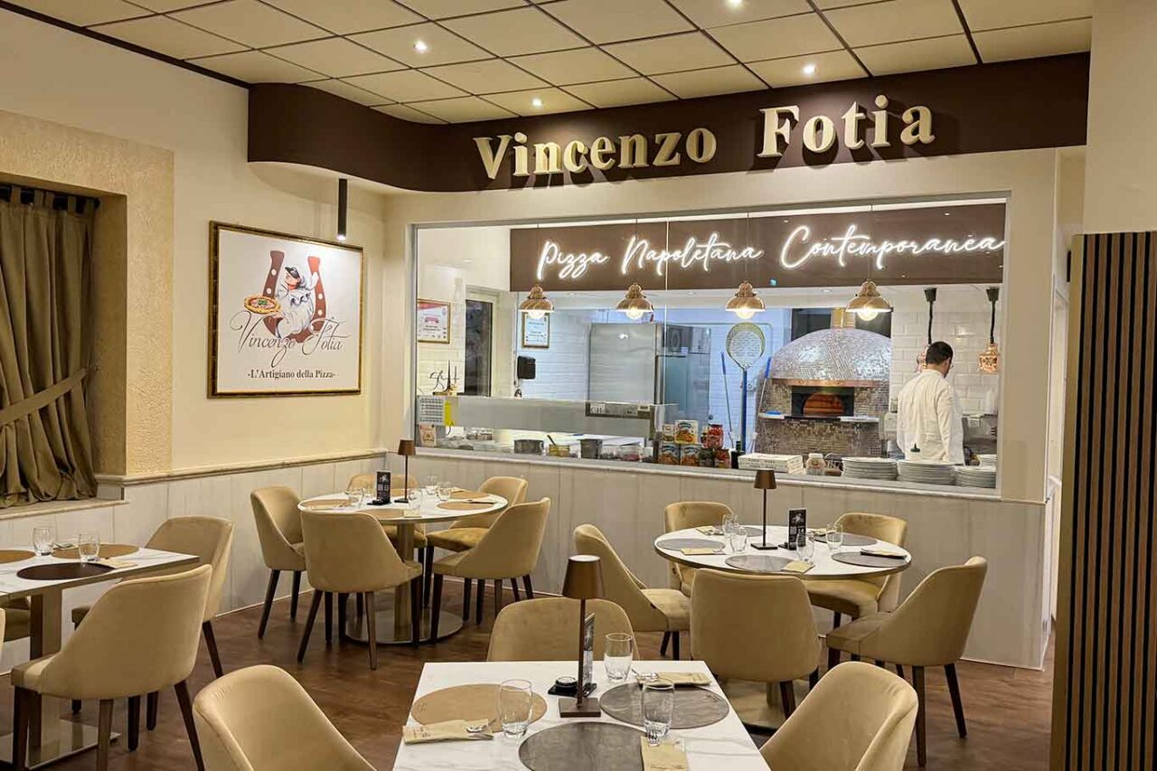 la pizzeria Vincenzo Fotia a Siderno in Calabria