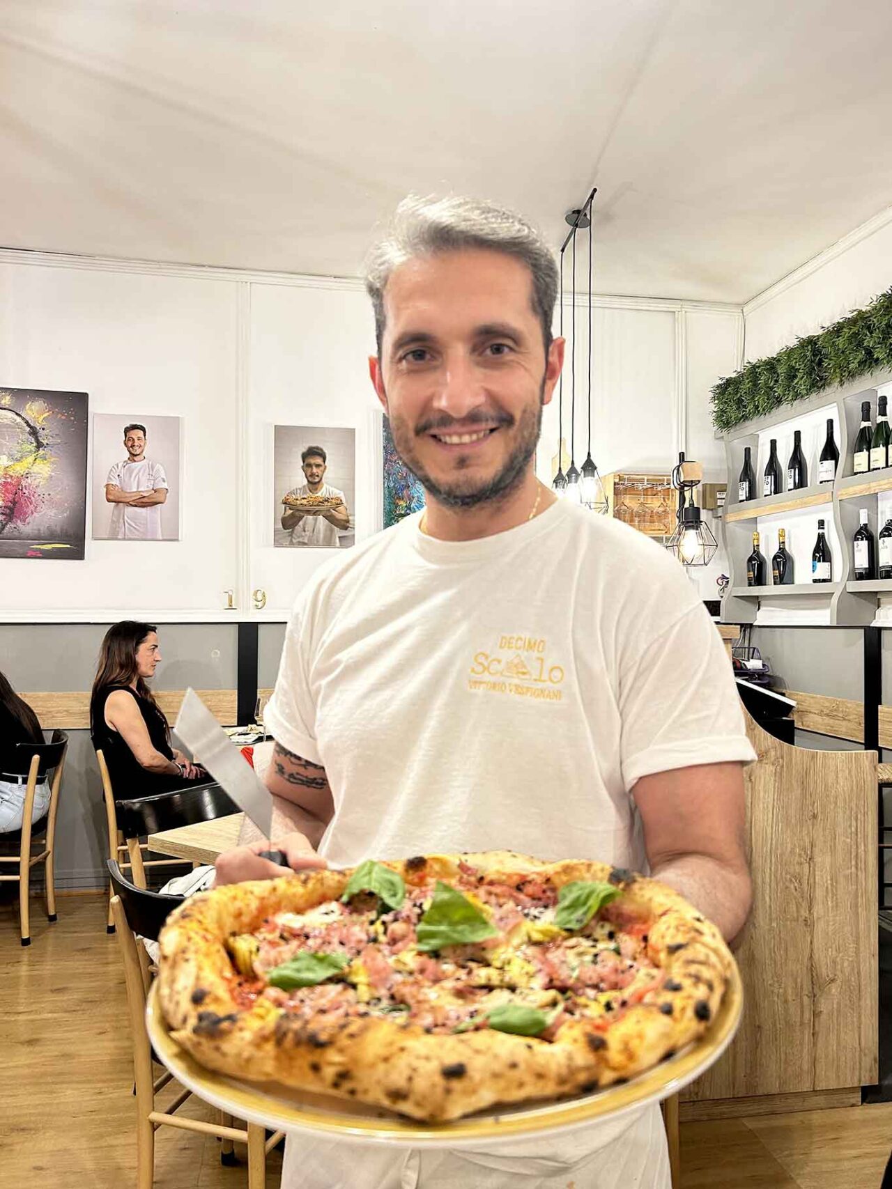 Vittorio Vespignani della pizzeria Decimo Scalo a Caserta