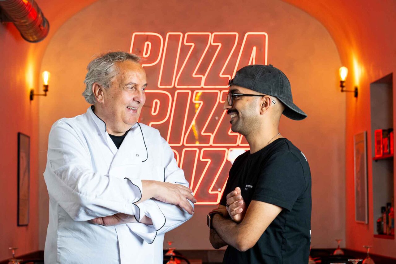 Ernesto Strazzeri e Mathew Myladoor della pizzeria Cimarra 4 a Roma 
