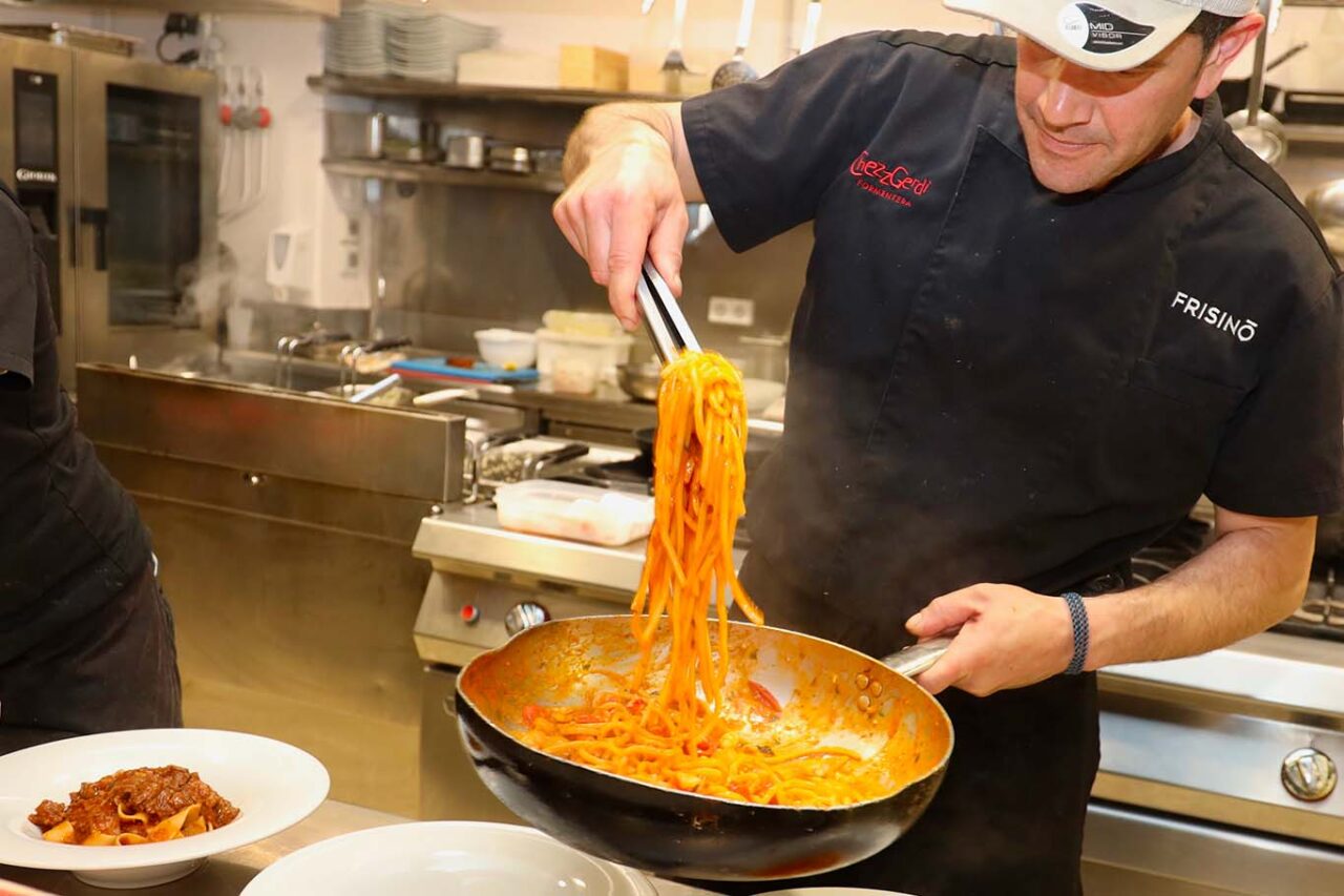 Paella Formentera spaghetti